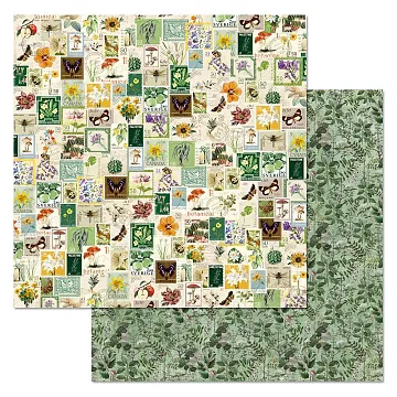 Бумага "Заповедник. Филателия" (ScrapMania)