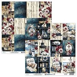 Набор бумаги 30х30 см "Lighthouse", 12 листов (Mintay)