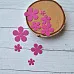 Набор вырубок "Лепестки", цвет винный (ScrapMania)