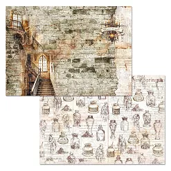 Набор бумаги А4 "Факультет магии", 12 листов (ScrapMania)