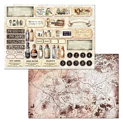 Набор бумаги А4 "Факультет магии", 12 листов (ScrapMania)