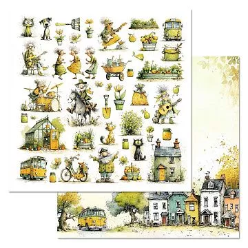 Бумага "СуперБабушка. Детали" (ScrapMania)