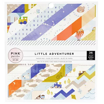 Набор бумаги 15х15 см "Little Adventurer. Boy", 36 листов (Pink Paislee)