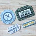 Набор цветного чипборда "Дневник туриста" (Scrapmania)