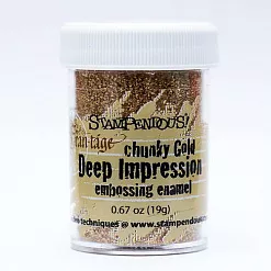 Пудра для эмбоссинга "Chunky gold" (Stampendous) Пудра для эмбоссинга "Chunky gold" (Stampendous)