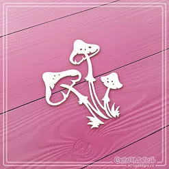 Чипборд "Грибы. Мухоморы", 4,5х5,5 см (СкрапМагия) Чипборд "Грибы. Мухоморы", 4,5х5,5 см (СкрапМагия)