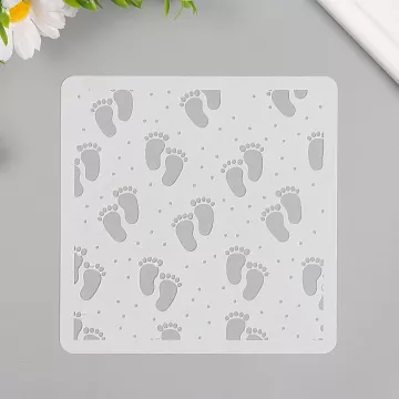 Трафарет "Детские ножки"