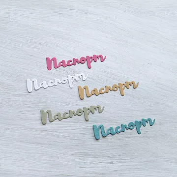 Набор вырубок "Паспорт", цвет микс