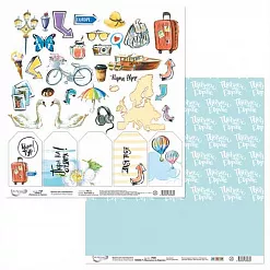 Бумага "Прогулки по Европе. Картинки" (Mr.Painter)