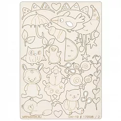 Набор украшений из чипборда "Солнечный зайчик 2" (Mr.Painter)