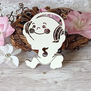 Чипборд "Музыкант" (LeoMammy)