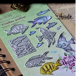 Нож "Стайка рыбок", 3,9х3 см (AgiArt)