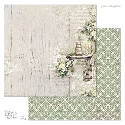 Бумага "День свадьбы. Сладкая жизнь" (ScrapMania)