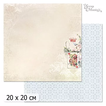 20х20 Бумага "Алиса в сказке. Дизайн 2" (ScrapMania)
