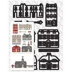 Набор ножей для вырубки Xcut "Здания" (DoCrafts)