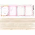 Лист с картинками 10х30 см "Розовые грезы. Метрика" (ScrapMania)
