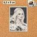 Тканевая карточка "Звездная незнакомка. Девушка" (ScrapMania)
