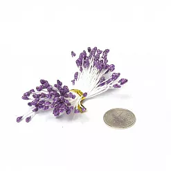 Набор тычинок "Фиолетовые в блестках", 80 шт (Magic Hobby) Набор тычинок "Фиолетовые в блестках", 80 шт (Magic Hobby)