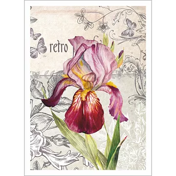 Тканевая карточка "Нежный винтаж. Чувственность" (ScrapMania)