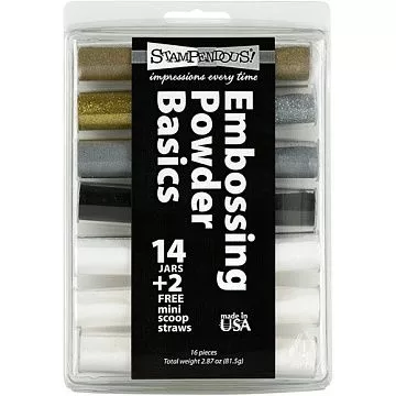 Набор пудры для эмбоссинга "Basics", 14 цветов (Stampendous)