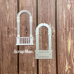 Нож "Балкон", 5х10 см (Scrapman) Нож "Балкон", 5х10 см (Scrapman)