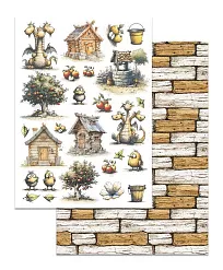 Набор бумаги А4 "Лукоморье", 8 листов (ScrapMania)