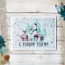 Тканевая карточка "Этника новогодняя. Снеговик" (ScrapMania)