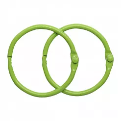 Набор колец для альбома "Салатовый", 35 мм Набор колец для альбома "Салатовый", 35 мм