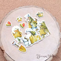 Набор высечек из бумаги "СуперБабушка", 48 шт (ScrapMania) Набор высечек из бумаги "СуперБабушка", 48 шт (ScrapMania)