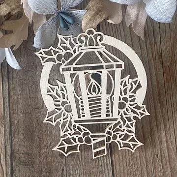 Чипборд "Новогодний фонарь", 4,8х6,2 см (LeoMammy)