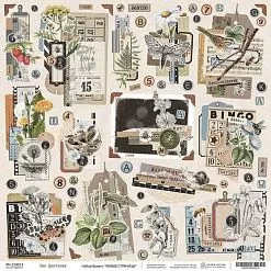 Бумага 30х30 см "Живые страницы. Для вырезания. Эко фантазия" (PaperHome)