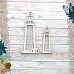 Чипборд "Море, я скучала. Шейкер. Маяк большой" (ScrapMania)