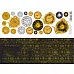 Лист с картинками 10х30 см "Элитный клуб. Часы" (ScrapMania)