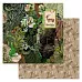 Набор бумаги 20х20 см "Заповедник", 12 листов (ScrapMania)