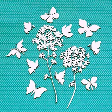 Набор украшений из чипборда "Летний день" (CraftStory)