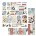Набор бумаги 20х20 см "Сочельник", 12 листов (ScrapMania)