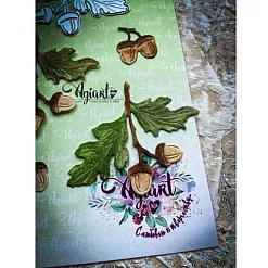 Нож "Веточка дуба", 6,4х5 см (AgiArt) Нож "Веточка дуба", 6,4х5 см (AgiArt)