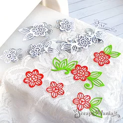 Нож "Кружево. Цветы сказочные. Акценты", 8,5х3,5 см (ScrapMania)