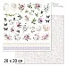 20х20 Бумага "Цветочная вуаль. Дизайн 6" (ScrapMania) 20х20 Бумага "Цветочная вуаль. Дизайн 6" (ScrapMania)