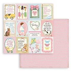 Набор бумаги 15х15 см "Daydream", 10 листов (Stamperia) Набор бумаги 15х15 см "Daydream", 10 листов (Stamperia)