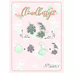 Нож и штамп "Дубовые листья", 2,9х4 см (Cloudberry)