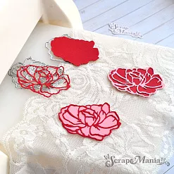 Нож "Пион распустившийся", 6,2х4,1 см (ScrapMania)