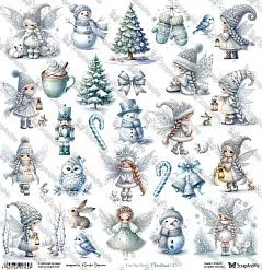 Бумага 30х30 см "Winter Sparkle. Christmas 25" (ScrapAndMe)