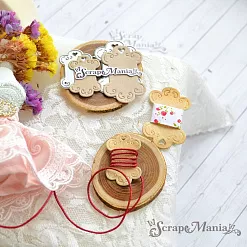 Нож "Рукоделие. Катушки кружевные", 3х5 см (ScrapMania)