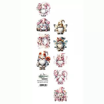 Бумага 6х30 см "Memory of Spring 02. Для вырезания" (Alchemy of Art)