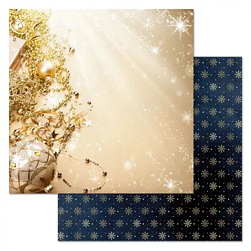 Бумага "Фономикс. Новогодний. Бусы и гирлянды" (ScrapMania)