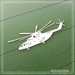 Чипборд "Современная армия. Транспортный вертолет", 3,3х10 см (СкрапМагия)