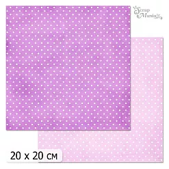 20х20 Бумага "Фономикс. Горошки. Дизайн 4" (ScrapMania)