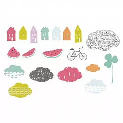 Набор вырубок " Мятное лето" (Polkadot)