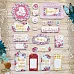 Набор цветного чипборда "Роскошный фламинго" (Scrapmania)